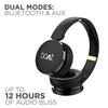 boAt Rockerz 370 Bluetooth Wireless On Ear Headphone with Mic (Buoyant Black)