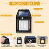 Solar Interaction Wall Light 3 Modes LED Solar Security Lights Wireless IP65 Waterproof Motion Lights Wall Lights Outdoor Lights-1 PIC