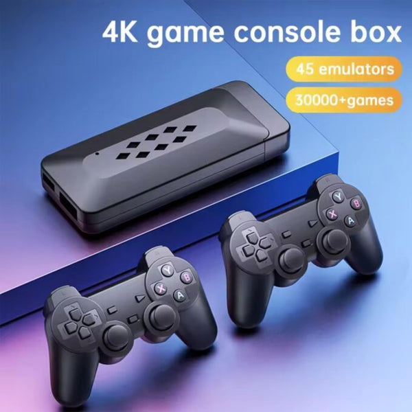 M33 3D Gaming Stick Video Game Console 4k high-Definition TV Output Built-in 30000+Games (64 gb)