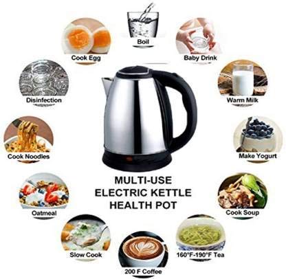 Scarlett Electric Kettle 2 Liter Multipurpose Large Size Tea Coffee Maker Water Boiler with Handle