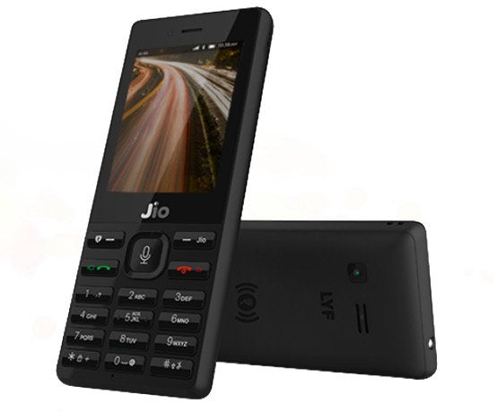 Jio Keypad Feature Phone with 2.4 Inch Display 2000mAh Battery 4G VoLTE Support FM Radio & Charger Included