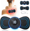 Body Massager, Wireless Portable Body Massager with 8 Modes and 19 Strength Levels Rechargeable Pain Relief EMS Massage Machine