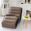 Inflatable Lazy Sofa Chair with Household air Pump | Foldable Lounge Chair with Armrests for Living Room | with Air Pump, Foldable Lounge Chair| Automatic Manual Pump| for Living Room Home |