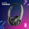 Infinity (JBL) Glide 510, 72 Hrs Playtime with Quick Charge, Wireless On Ear Headphone with Mic, Deep Bass, Dual Equalizer, Bluetooth 5.0 with Voice Assistant Support (Black)