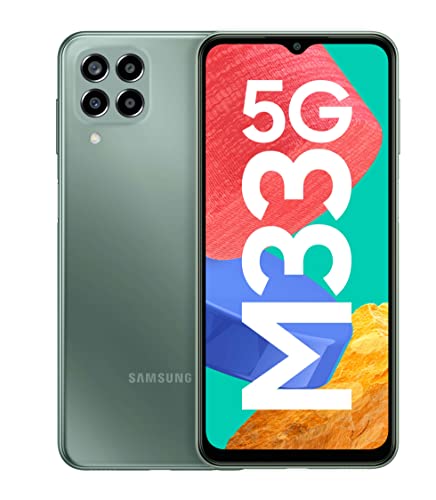 Samsung Galaxy M33 5G (Mystique Green, 8GB, 128GB Storage) | Travel Adapter to be Purchased Separately
