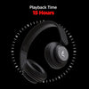 boAt Rockerz 450 On Ear Bluetooth Headphones with Upto 15 Hours Playback, 40MM Drivers, Padded Ear Cushions and Dual Modes(Luscious Black)
