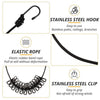 Portable Multi Functional Drying Rope with 12 Clips and 2 Hooks Durable Portable Outdoor Travel Clothesline Rope Clothes Hanging Hook (Multicolor)