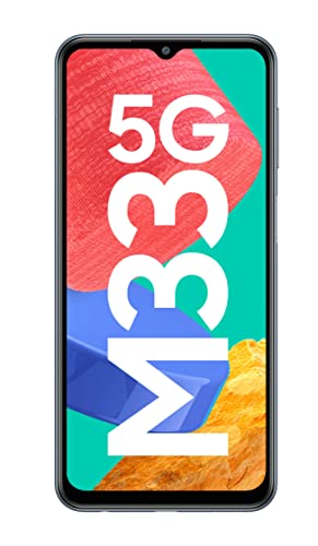 Samsung Galaxy M33 5G (Deep Ocean Blue, 6GB, 128GB Storage) | Travel Adapter to be Purchased Separately