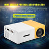 Mini Projector With Hdmi Cable,50 Lumens,Compact And Portable,Yellow