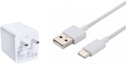 White Mi 27W SonicCharge Superfast charger With C Type Data Cable