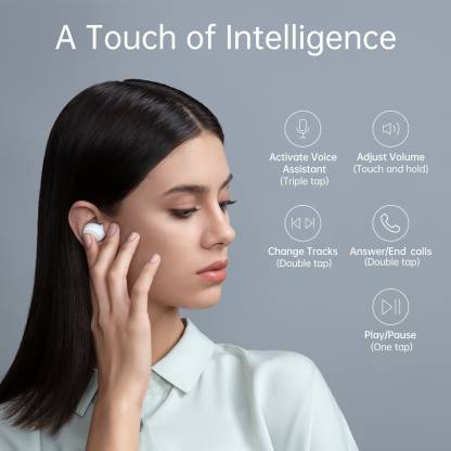 OPPO Enco W11 Bluetooth Headset(White, True Wireless)