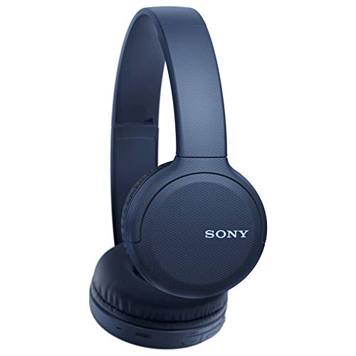 Sony WH-CH510, On-Ear Headphones, up-to 35Hrs Playtime, Headphone with Mic, Lightweight, Type-C, Play/Pause Control, 30mm Driver, BT Version 5.0 & Voice Assistant Support for Mobiles - Blue
