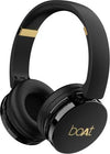 boAt Rockerz 370 Bluetooth Headset(Buoyant Black, On the Ear)