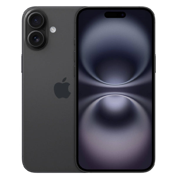 Apple iPhone 16 Plus Black front and back