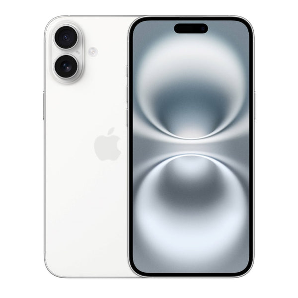 Apple iPhone 16 Plus White front and back
