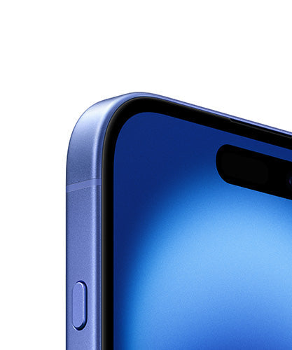 Apple iPhone 16 Ultramarine front detail view