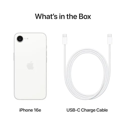 Apple iPhone 16e White product view 5 - Parvez Mobile Master