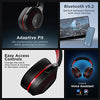 boAt Rockerz 425 Bluetooth Wireless Over Ear Headphones with boAt Signature Sound, Beast Mode(Upto 65ms Latency) for Gaming, ENx Tech, ASAP Charge, 25H Playtime, Bluetooth v5.2, with mic(Active Black)