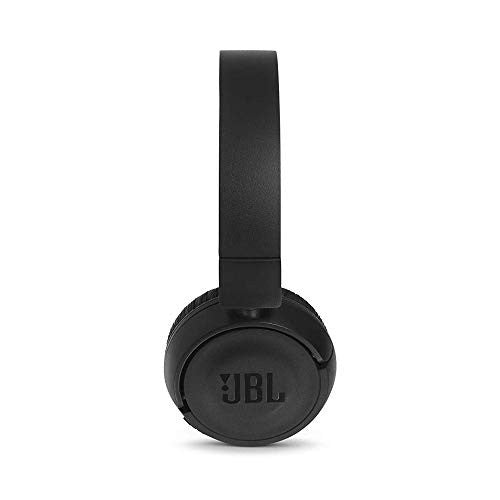 JBL T460BT by Harman, Wireless On Ear Headphones with Mic, Pure Bass, Portable, Lightweight & Flat Foldable, Voice Assistant Support for Mobiles (Black)