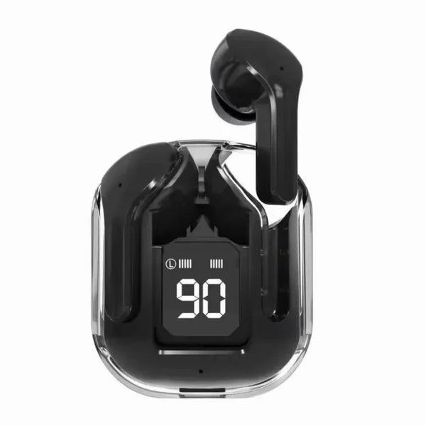 ltrapods Max True Wireless Earbuds | Deep Bass Sound | Bluetooth 5.3 | ENC HD Calling | Sporty Design | Touch Control | USB-C Fast Charging | TWS Earbuds Transparent Case