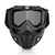 Bike Riding Goggle Mask Anti Scratch UV Protective Open Face & Eyewear Windproof Dirt Shield Adjustable Strap Soft Foam Padded Detachable for Cycling Bike Off Road Racing Riding Unisex