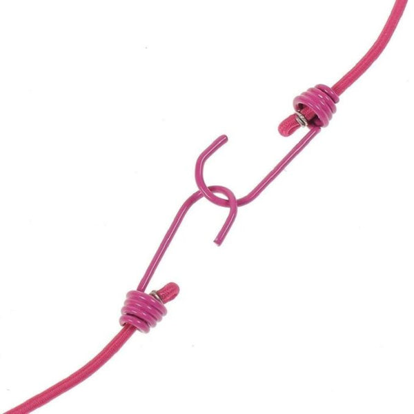 Portable Multi Functional Drying Rope with 12 Clips and 2 Hooks Durable Portable Outdoor Travel Clothesline Rope Clothes Hanging Hook (Multicolor)