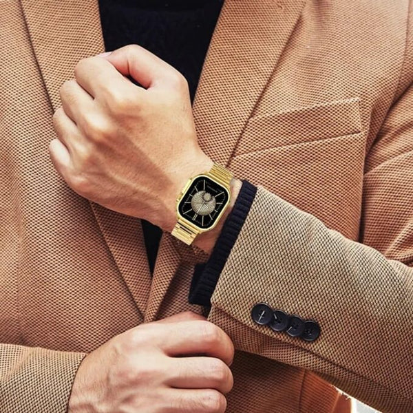 Ultimate Premium 24K Ultra Watch Gold Edition | Ultra HD Display | Bluetooth Calling | Wireless Charging | Unlimited Watch Faces | Multiple Sports Mode