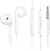 OPPO Wired Earphone Headset (White, In-Ear) with Microphone | 3.5mm Wired Earphones | Hi-Fi Stereo Sound | Deep Bass | Handsfree for Calls | Compatible with Android Devices