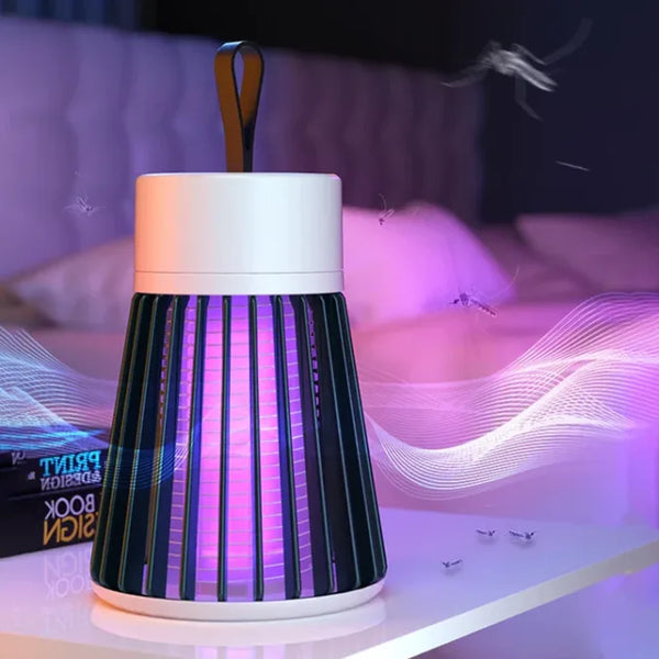 Mosquito Catcher / Killing Machine for Home - Electric Shock Insect Trap Lamp - Photon F Catcher & LED Fly Zapper - Hunter Mosquito Killer Lamp for Indoor & Outdoor Use - Electronic Safeway Mosquitoes Killer