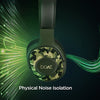 boAt Rockerz 550 Over Ear Bluetooth Headphones with Upto 20 Hours Playback, 50MM Drivers, Soft Padded Ear Cushions and Physical Noise Isolation(Army Green)