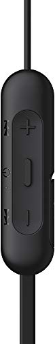 Sony WI-C200 Wireless Headphones with 15 Hrs Battery Life, Quick Charge, Magnetic Earbuds for Tangle Free Carrying, BT ver 5.0,Work from home, In-Ear Bluetooth Headset with mic for phone calls (Black)