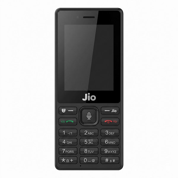 Jio Keypad Feature Phone with 2.4 Inch Display 2000mAh Battery 4G VoLTE Support FM Radio & Charger Included