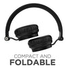 boAt Rockerz 400 Wireless Bluetooth On Ear Headphones with Mic (Carbon Black)