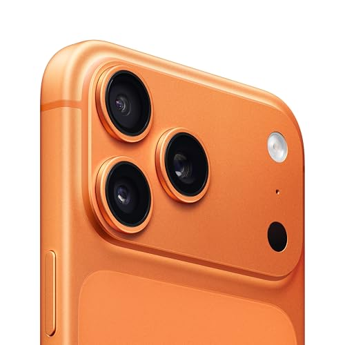 Apple iPhone 17 Pro Max Cosmic Orange - Amazon India angle view