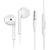 OPPO Wired Earphone Headset (White, In-Ear) with Microphone | 3.5mm Wired Earphones | Hi-Fi Stereo Sound | Deep Bass | Handsfree for Calls | Compatible with Android Devices