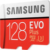 Samsung EVO Plus 128GB Micro SD XC UHS Class 3 100 MB/s Memory Card [ Free AKG Head Phone ]