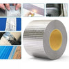 Waterproof Repair Tape for Pipe Leakage Roof Water Leakage Solution Aluminium Foil Tape Waterproof Adhesive Sealing Butyl Rubber Tape for Surface Crack (5M X 5CM)