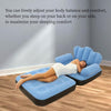 Inflatable Chair,Portable 5 In 1 Inflatable Double Layer Sofa, Unfolding Can Serve As a Bed, Carrying Capacity Of 200kg,Durable and Wear-resistant, Suitable for Indoor and Outdoor Cam