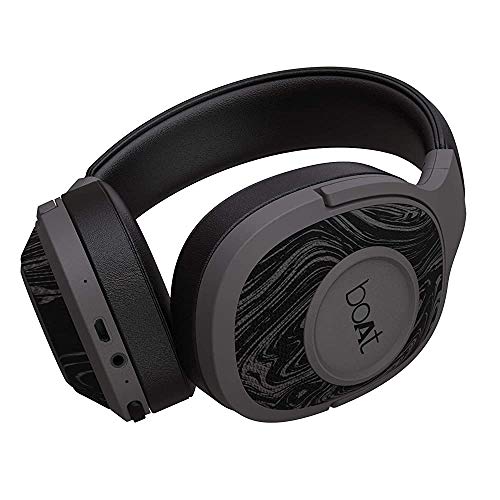 boAt Rockerz 550 Over Ear Bluetooth Headphones with Upto 20 Hours Playback, 50MM Drivers, Soft Padded Ear Cushions and Physical Noise Isolation