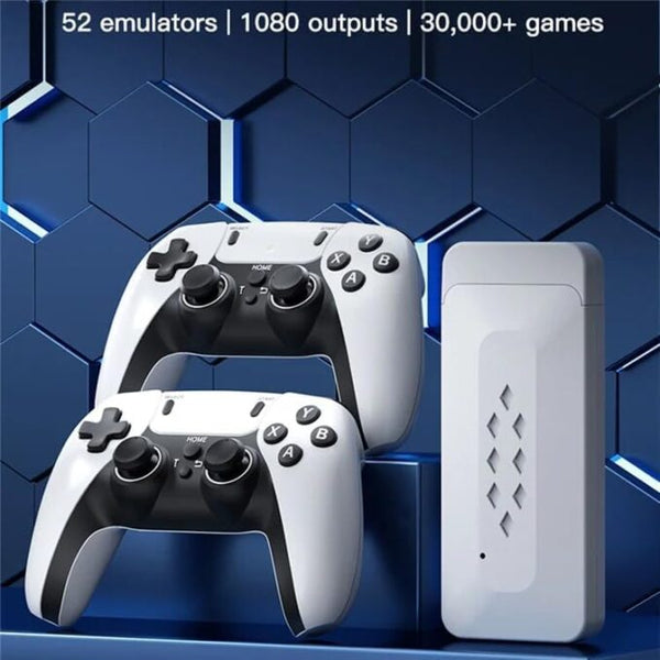 M22 Retro Game Stick - Wireless HD, 52 Emulators, 30,000+ Games, 64GB, Classic Edition with Takken/GTA Vcity/God of War