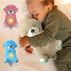 Baby Sound Light Bear Soothe Breathing, Sensory Details Music Lights Rhythmic Breathing Motion Musical for Children to Relax and Sleep Baby Toy Plush Best Gift for Kids