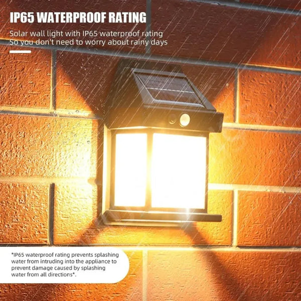 Solar Interaction Wall Light 3 Modes LED Solar Security Lights Wireless IP65 Waterproof Motion Lights Wall Lights Outdoor Lights-1 PIC
