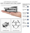 Drone 4K HD Camera Foldable Drone with GPS, Auto Return, One-Touch Take-off/Landing, for Adults