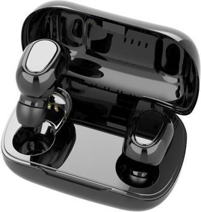 TWS- i 21 - Bluetooth Headset(Black, True Wireless)