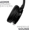 boAt Rockerz 370 Bluetooth Headset(Buoyant Black, On the Ear)
