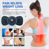 Body Massager, Wireless Portable Body Massager with 8 Modes and 19 Strength Levels Rechargeable Pain Relief EMS Massage Machine