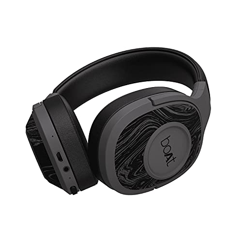 boAt Rockerz 550 Over Ear Bluetooth Headphones with Upto 20 Hours Playback, 50MM Drivers, Soft Padded Ear Cushions and Physical Noise Isolation