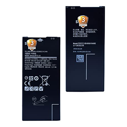 (100% Care OG) J7 Prime Mobile Battery Compatible For Samsung Galaxy J7 MAX / ON7-2016 / J4 PLUS / J6 PLUS / J4+ / J6+ / EB-BG610ABE SM-G615F Galaxy On Nxt SM-G610F SM-G615F Galaxy On Nxt SM-G610F ON MAX- 3300mAh with Warranty