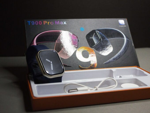 T900 Pro Max Smartwatch: 45mm HD Display, Bluetooth Calling, Wireless Charging