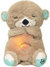 Baby Sound Light Bear Soothe Breathing, Sensory Details Music Lights Rhythmic Breathing Motion Musical for Children to Relax and Sleep Baby Toy Plush Best Gift for Kids